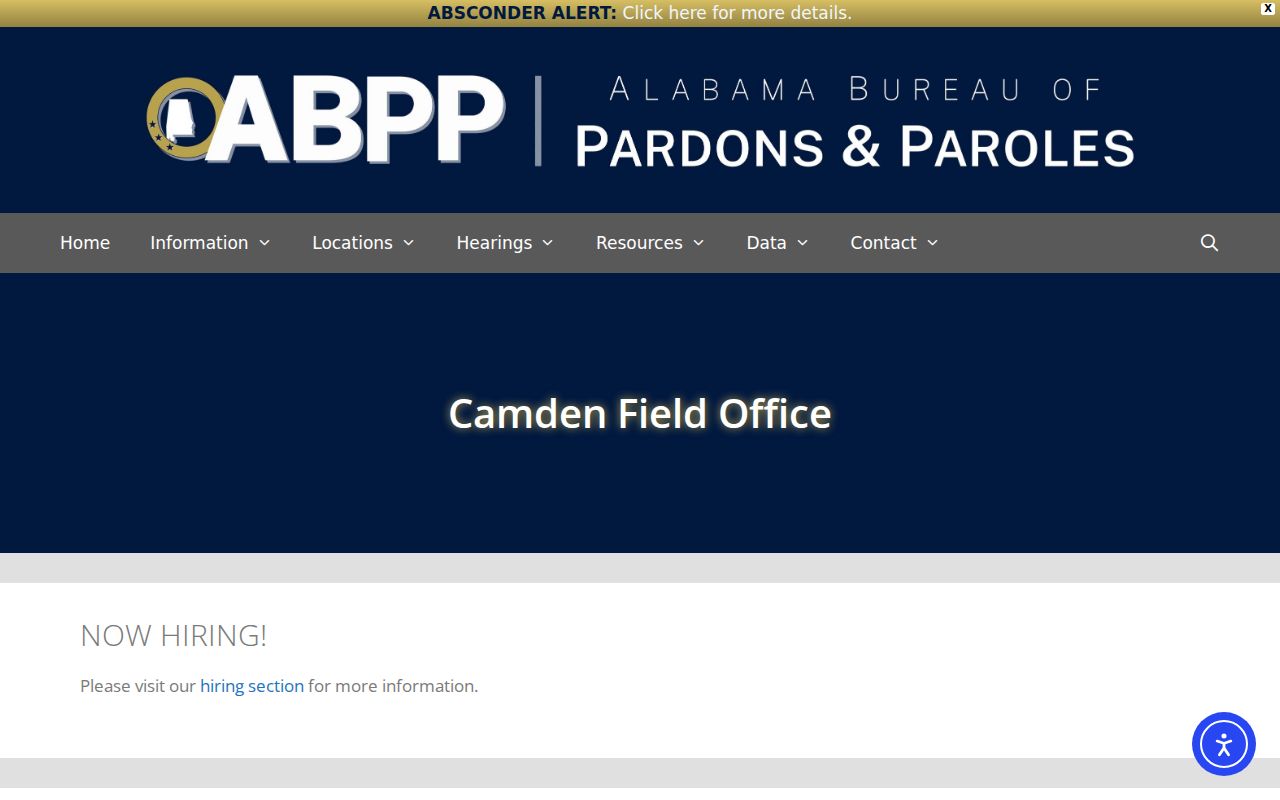 Camden criminal records probation and parole field office