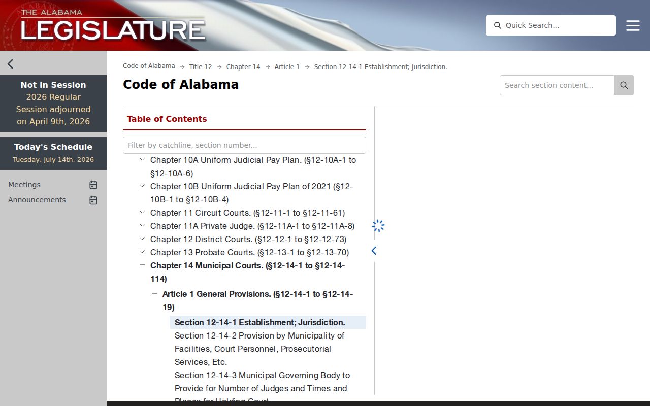 Wilcox County criminal court records and municipal jurisdiction law